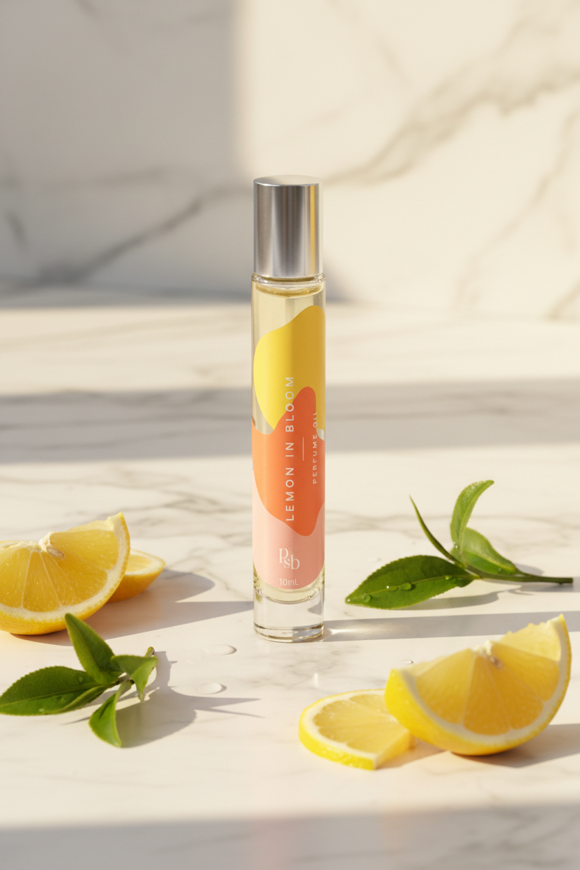 Lemon in Bloom – Marble Golden Hour
