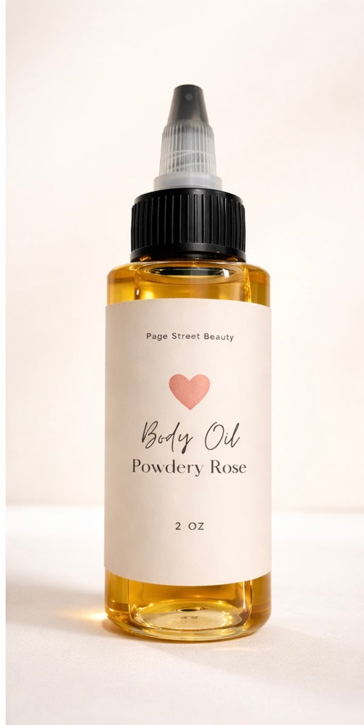 Powdery Rose Dry Body Oil